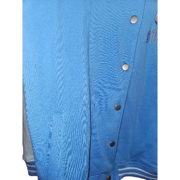 Disney Stitch Blue Button-Up Jacket NWOT - Picture 3 of 4